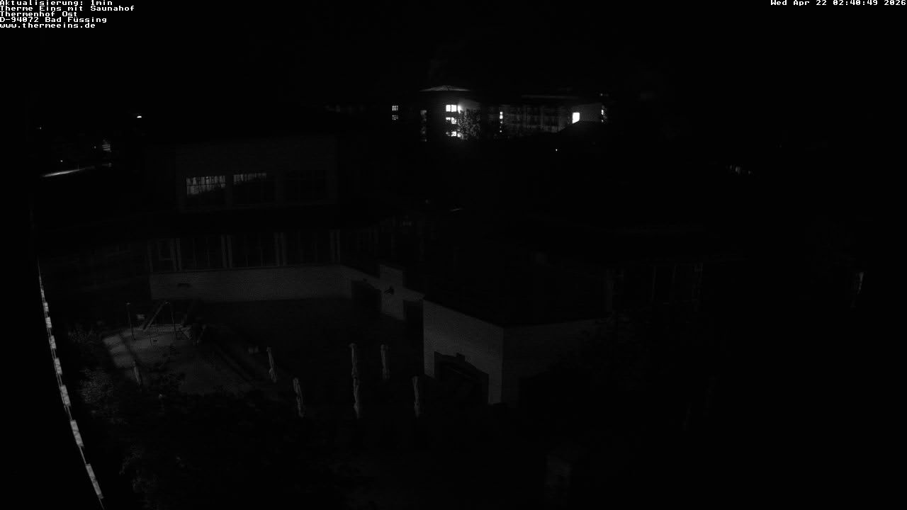 Archiv Foto Webcam Bad Füssing: Therme Eins - Thermenhof Ost