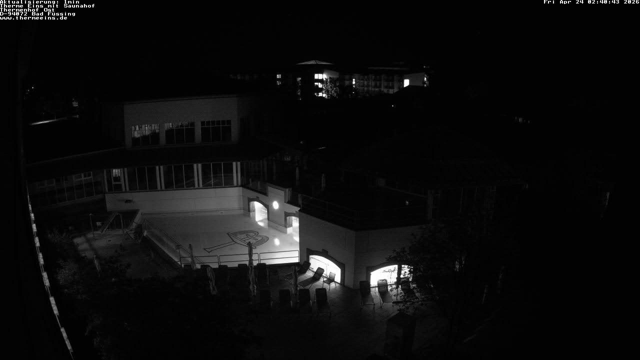 Archiv Foto Webcam Bad Füssing: Therme Eins - Thermenhof Ost