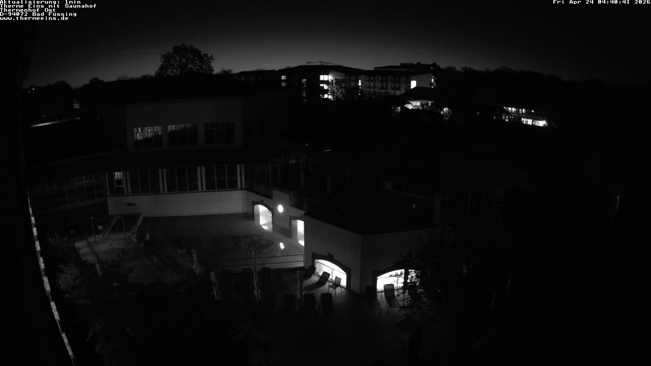 Archiv Foto Webcam Bad Füssing: Therme Eins - Thermenhof Ost