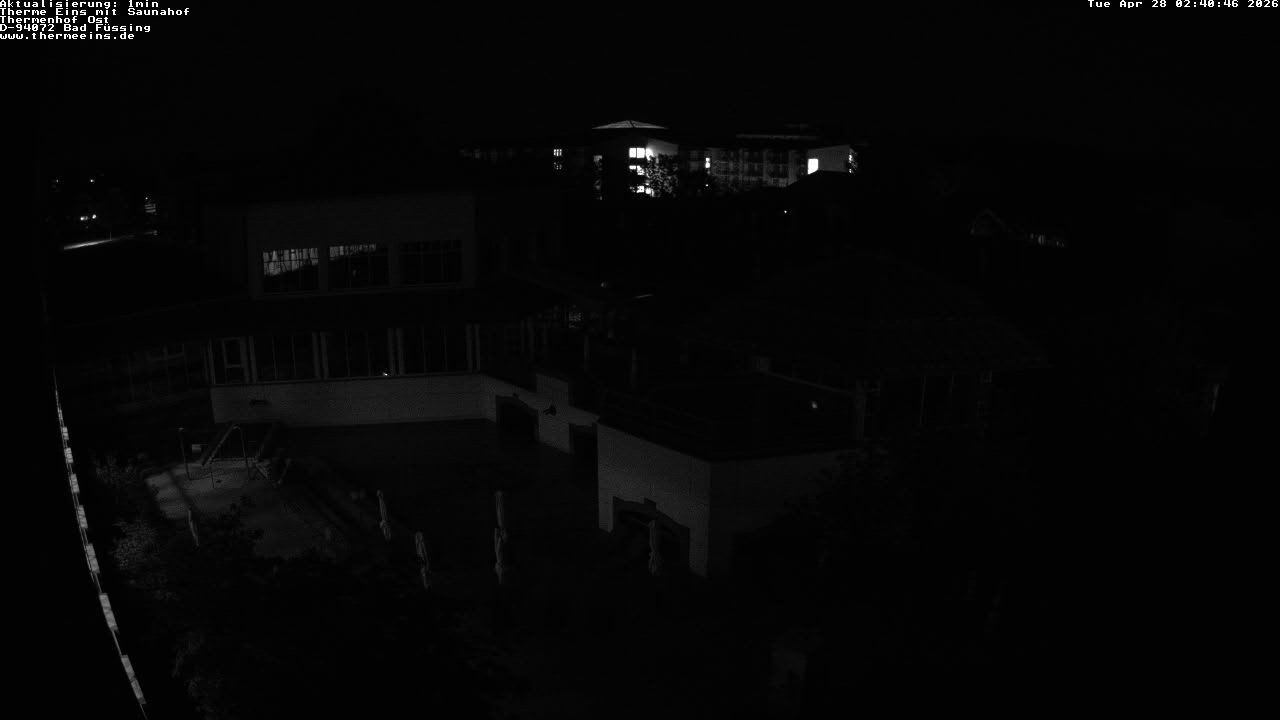 Archiv Foto Webcam Bad Füssing: Therme Eins - Thermenhof Ost