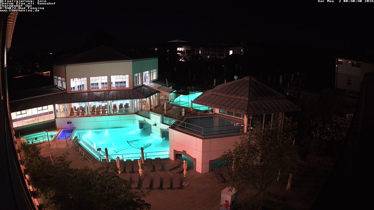 Archiv Foto Webcam Bad Füssing: Therme Eins - Thermenhof Ost