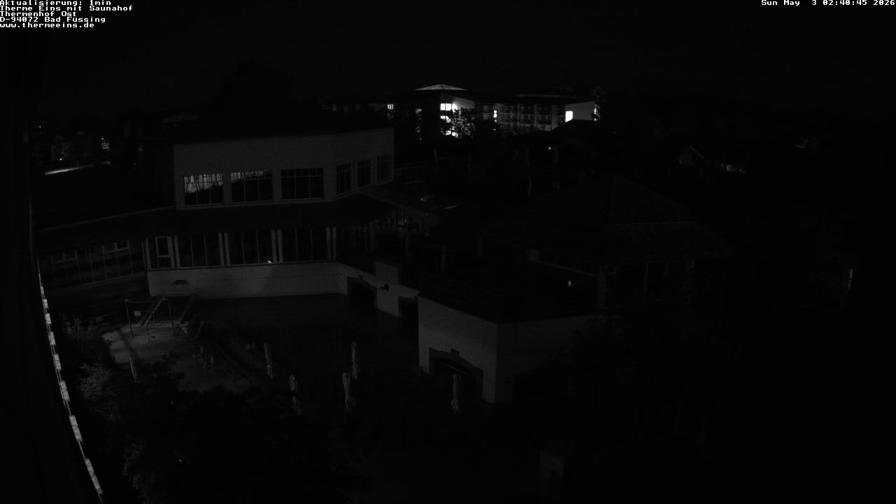 Archiv Foto Webcam Bad Füssing: Therme Eins - Thermenhof Ost