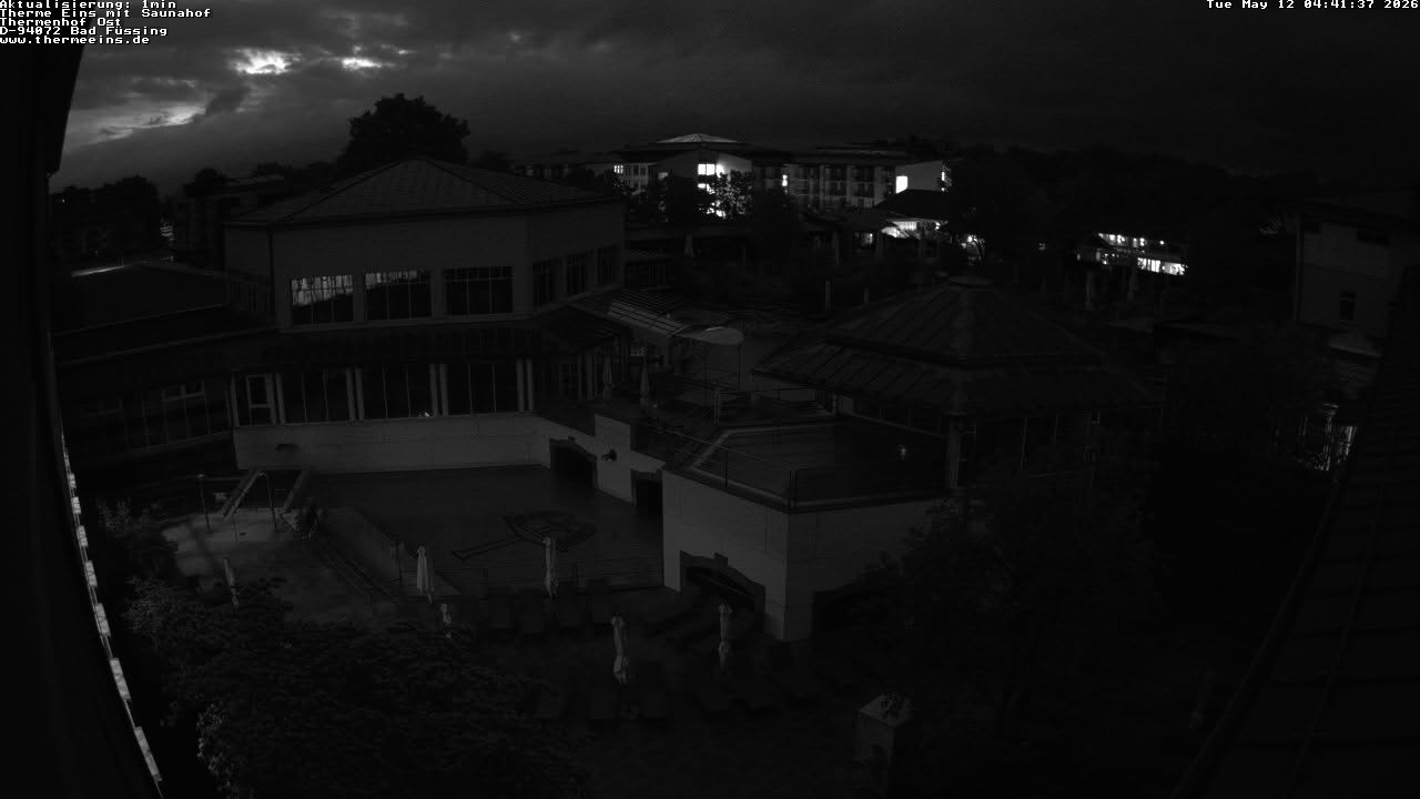 Archived image Webcam Bad Füssing: Thermal Bath 1 - East