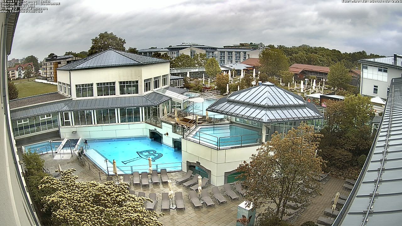 Archived image Webcam Bad Füssing: Thermal Bath 1 - East