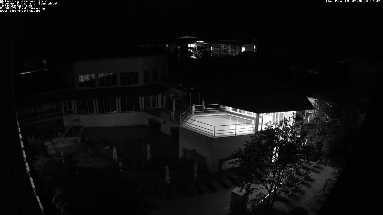 Archiv Foto Webcam Bad Füssing: Therme Eins - Thermenhof Ost