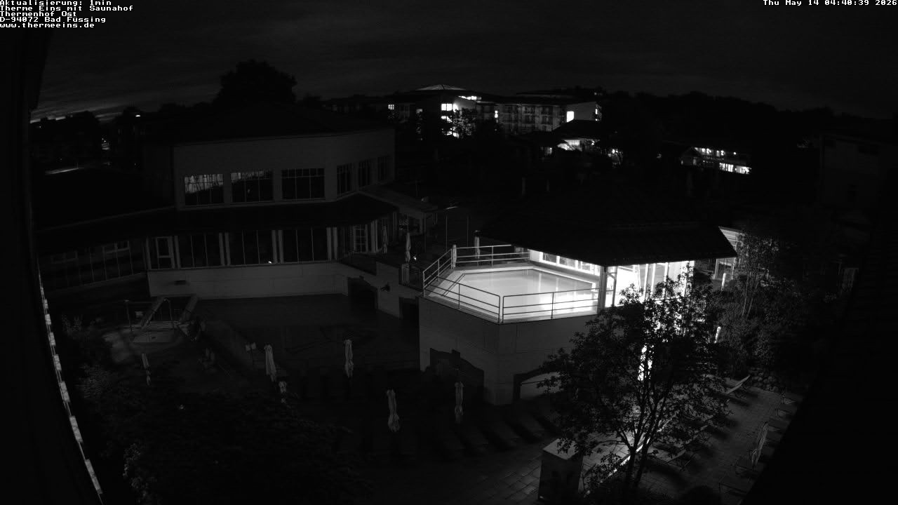 Archiv Foto Webcam Bad Füssing: Therme Eins - Thermenhof Ost