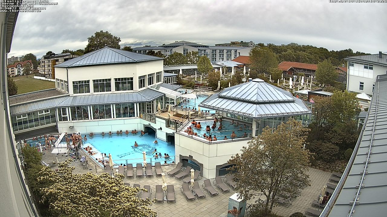 Archiv Foto Webcam Bad Füssing: Therme Eins - Thermenhof Ost