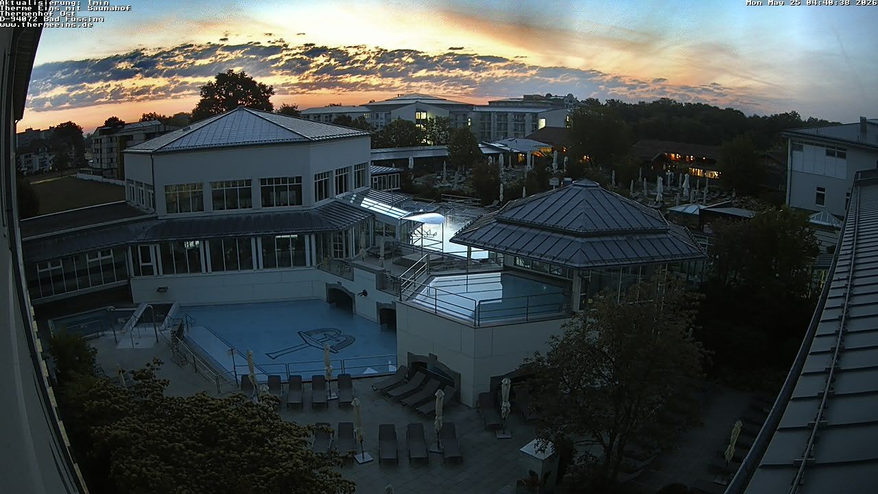 Archiv Foto Webcam Bad Füssing: Therme Eins - Thermenhof Ost