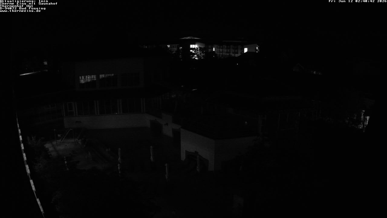 Archiv Foto Webcam Bad Füssing: Therme Eins - Thermenhof Ost