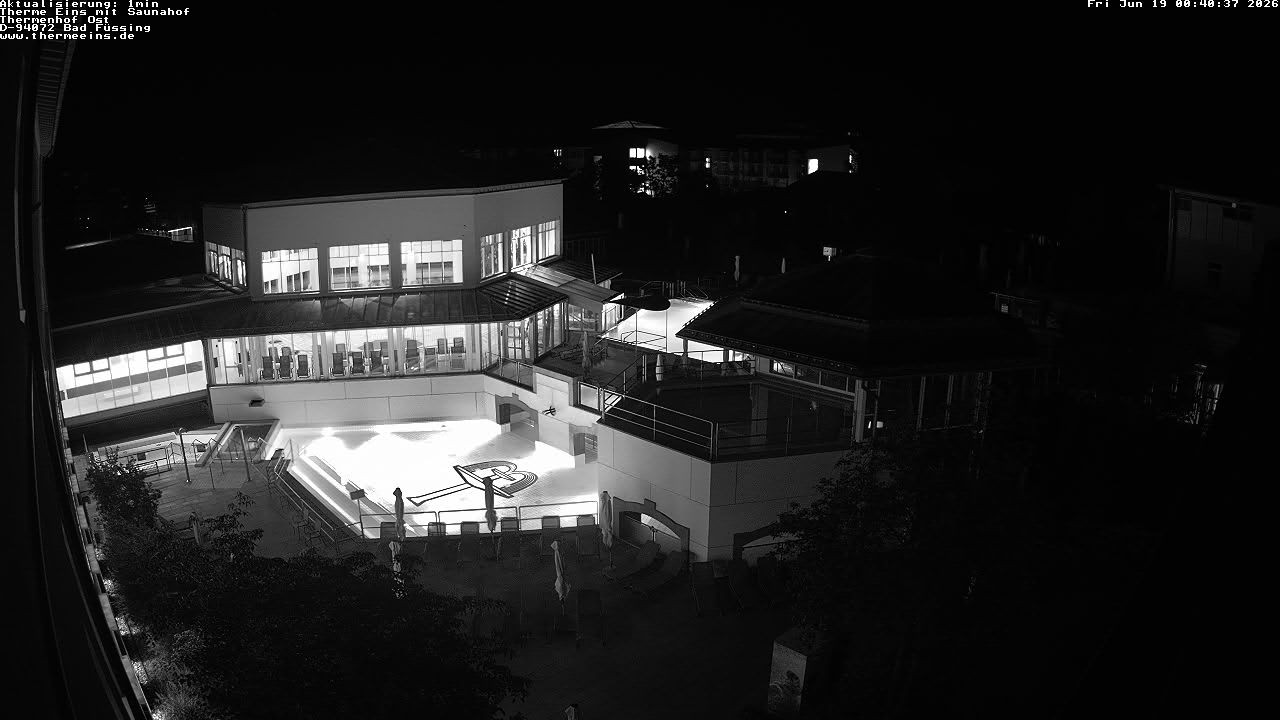 Archiv Foto Webcam Bad Füssing: Therme Eins - Thermenhof Ost