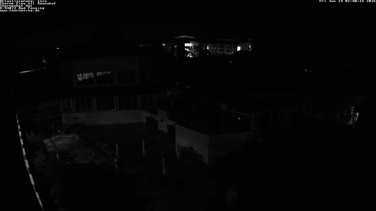 Archiv Foto Webcam Bad Füssing: Therme Eins - Thermenhof Ost