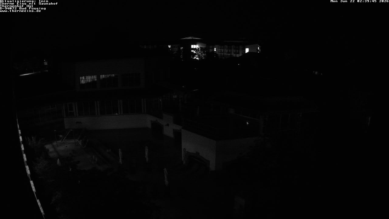 Archiv Foto Webcam Bad Füssing: Therme Eins - Thermenhof Ost