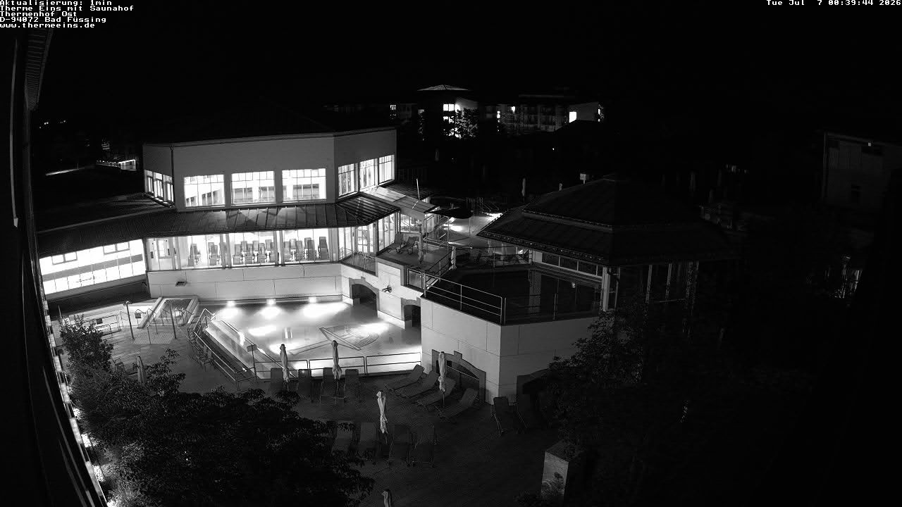 Archiv Foto Webcam Bad Füssing: Therme Eins - Thermenhof Ost