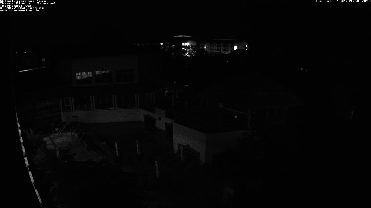 Archiv Foto Webcam Bad Füssing: Therme Eins - Thermenhof Ost