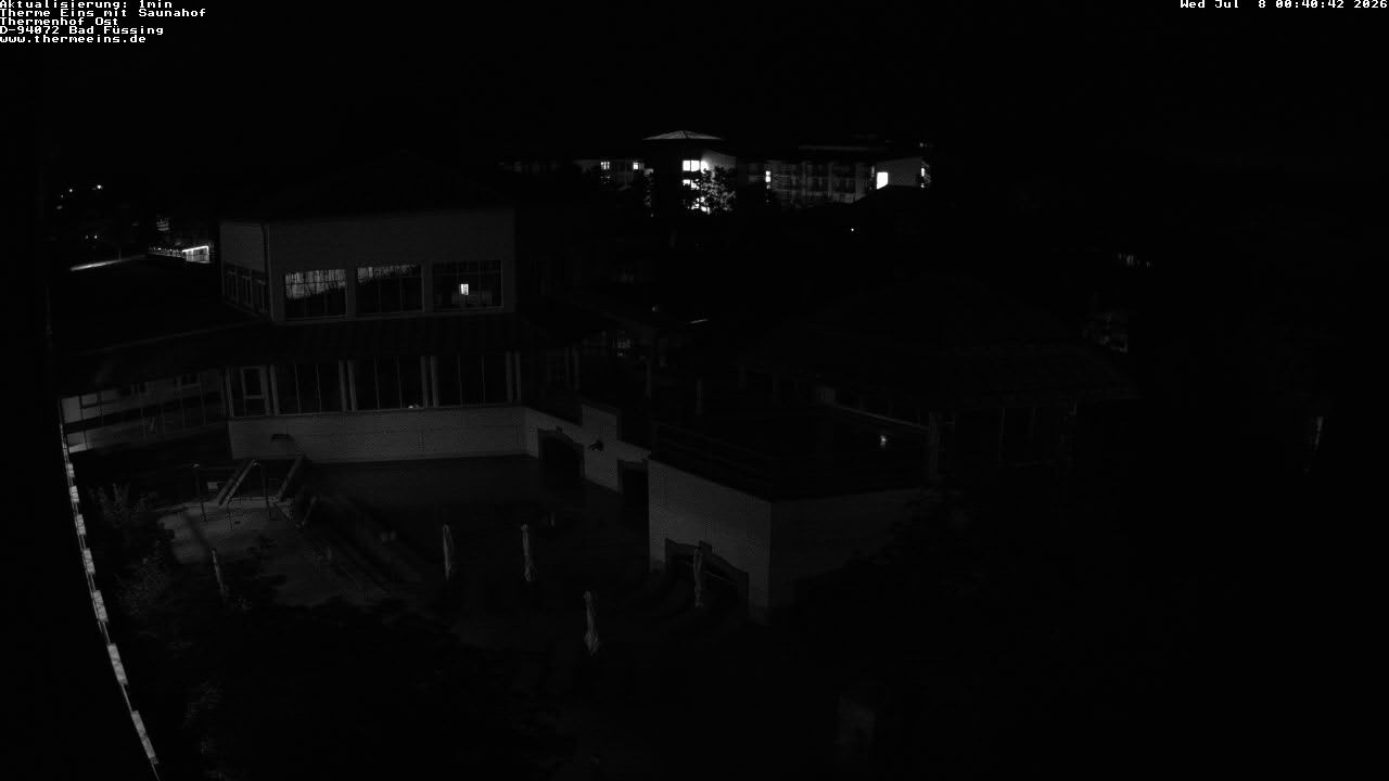 Archiv Foto Webcam Bad Füssing: Therme Eins - Thermenhof Ost
