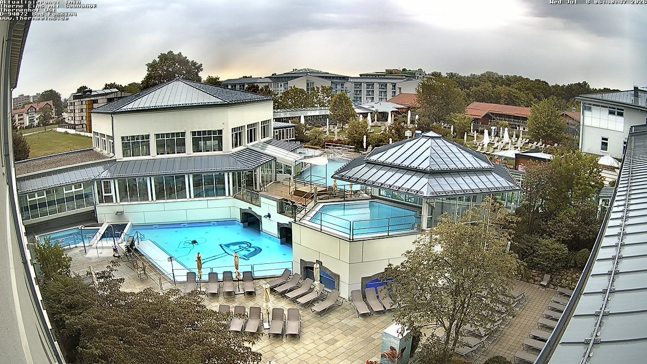 Archiv Foto Webcam Bad Füssing: Therme Eins - Thermenhof Ost