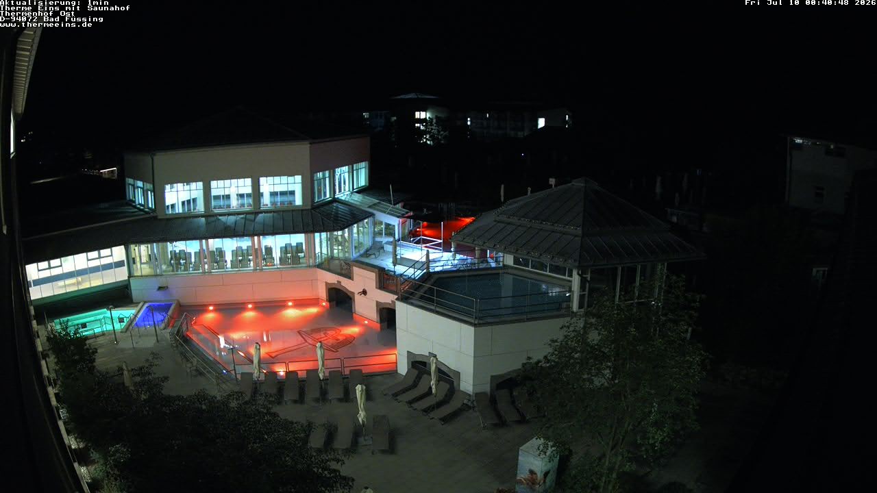 Archiv Foto Webcam Bad Füssing: Therme Eins - Thermenhof Ost