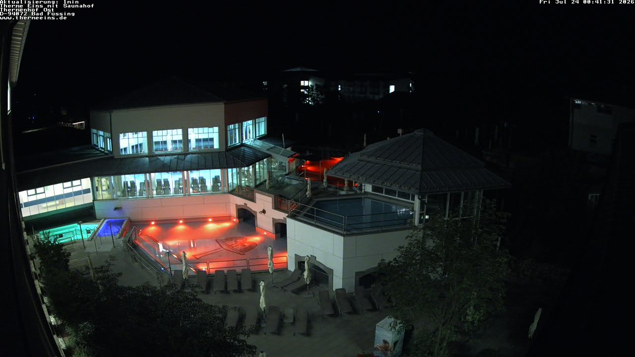 Archiv Foto Webcam Bad Füssing: Therme Eins - Thermenhof Ost