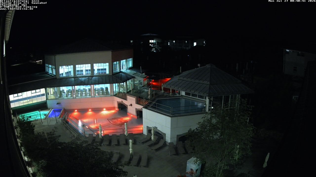 Archiv Foto Webcam Bad Füssing: Therme Eins - Thermenhof Ost