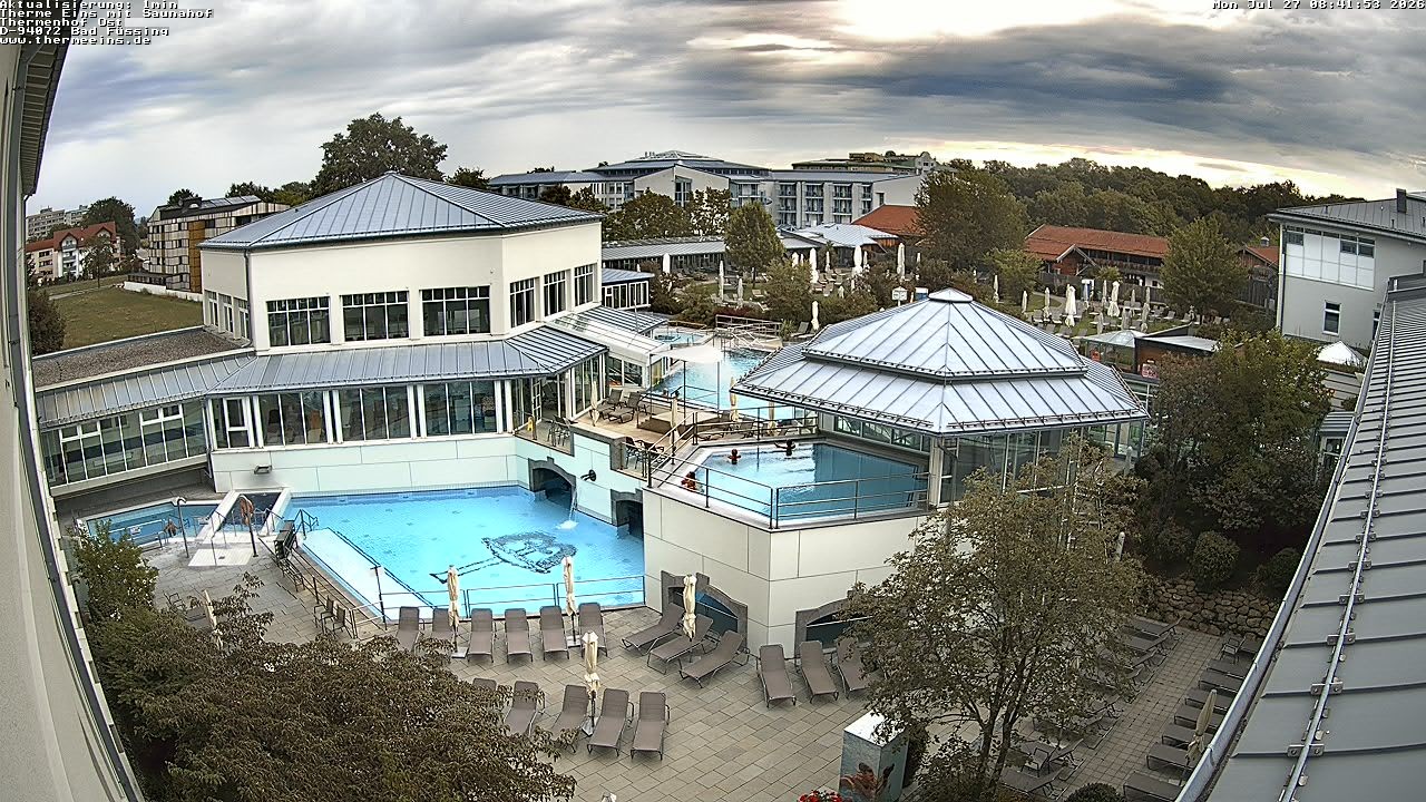 Archiv Foto Webcam Bad Füssing: Therme Eins - Thermenhof Ost