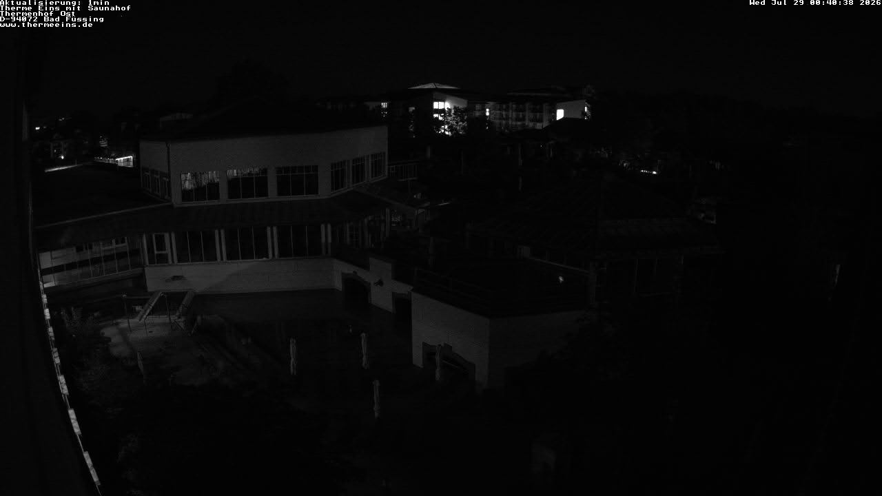 Archiv Foto Webcam Bad Füssing: Therme Eins - Thermenhof Ost