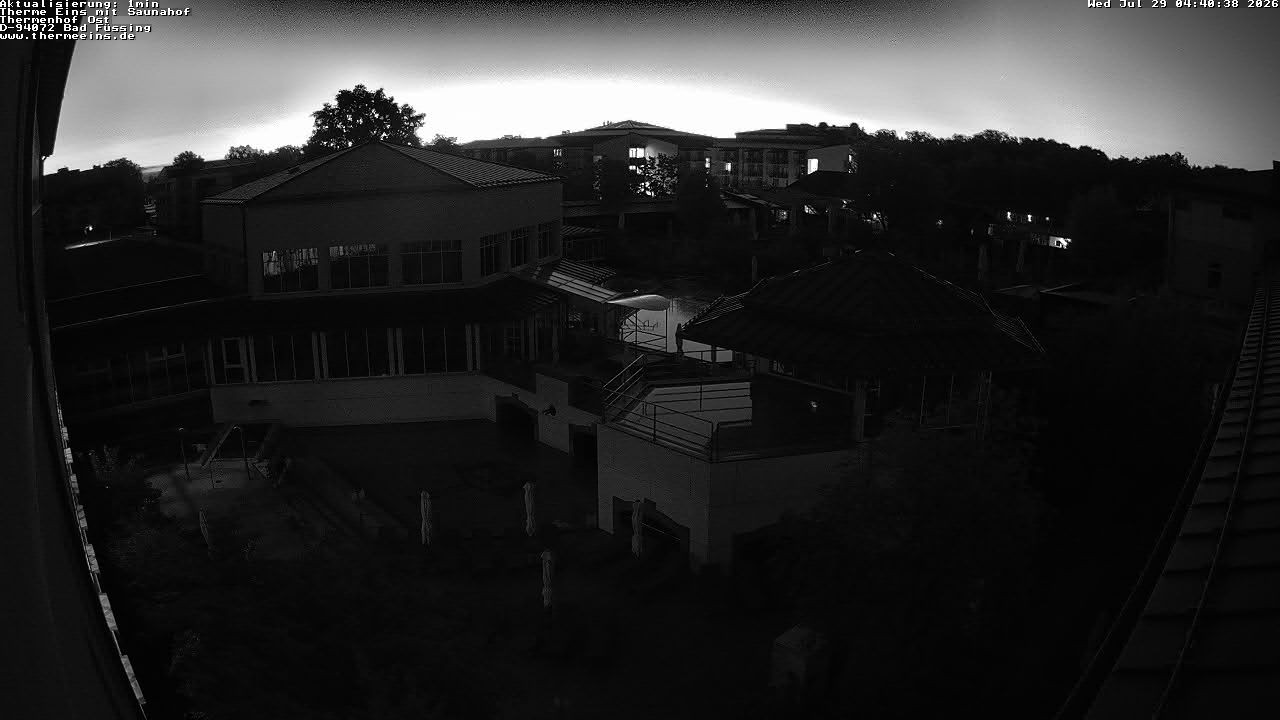 Archiv Foto Webcam Bad Füssing: Therme Eins - Thermenhof Ost