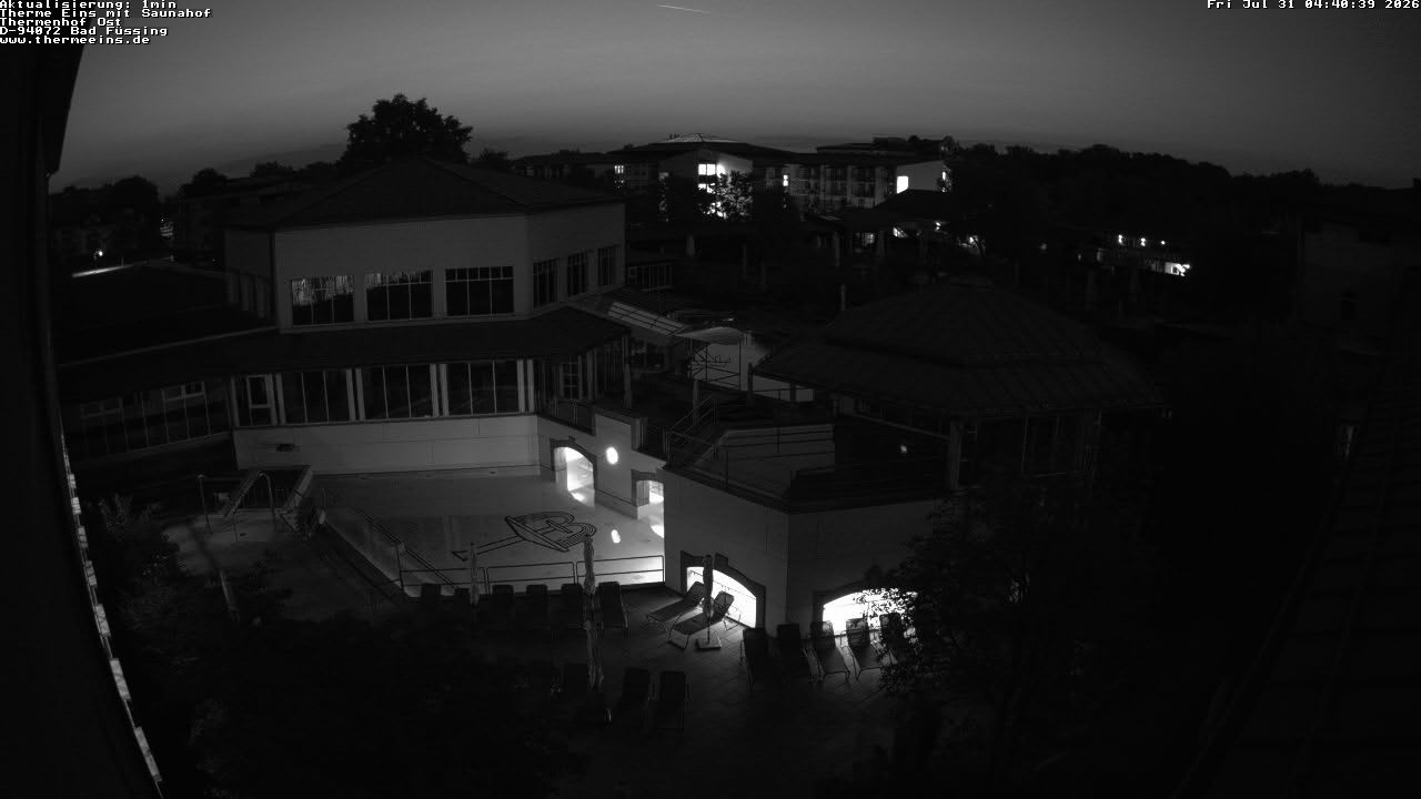 Archiv Foto Webcam Bad Füssing: Therme Eins - Thermenhof Ost