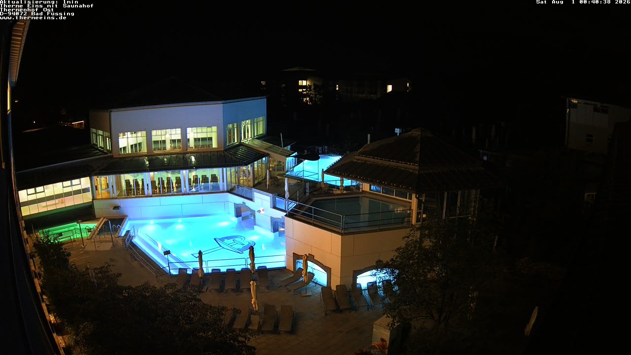 Archiv Foto Webcam Bad Füssing: Therme Eins - Thermenhof Ost