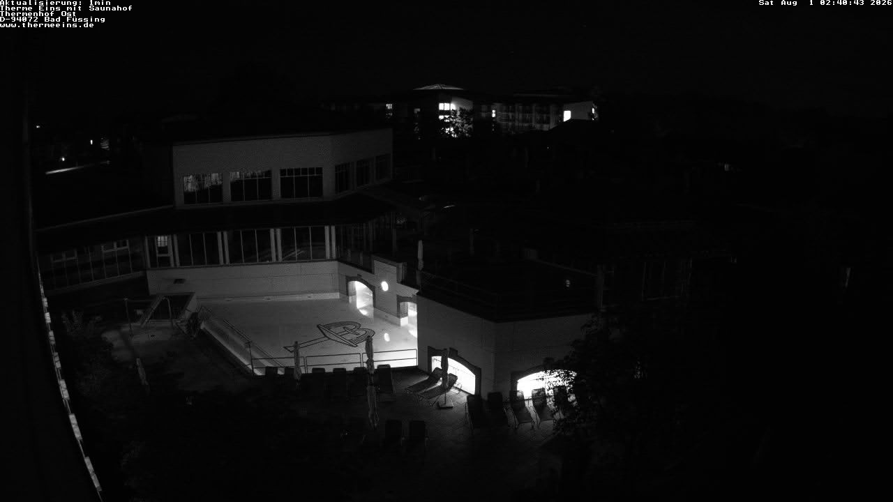 Archiv Foto Webcam Bad Füssing: Therme Eins - Thermenhof Ost