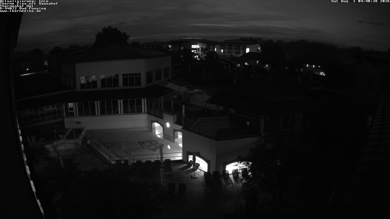 Archiv Foto Webcam Bad Füssing: Therme Eins - Thermenhof Ost