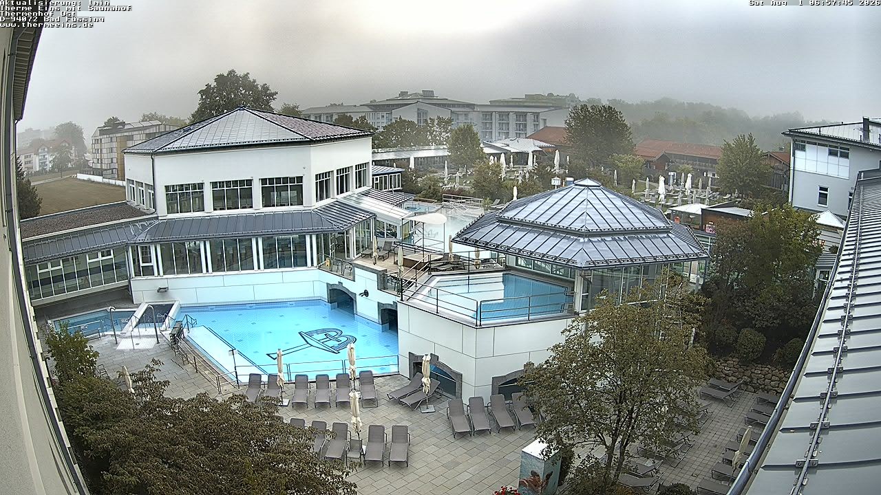 Archiv Foto Webcam Bad Füssing: Therme Eins - Thermenhof Ost