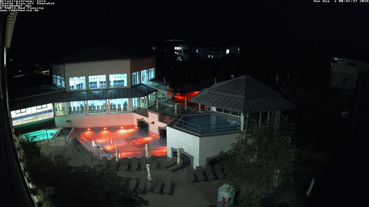 Archiv Foto Webcam Bad Füssing: Therme Eins - Thermenhof Ost