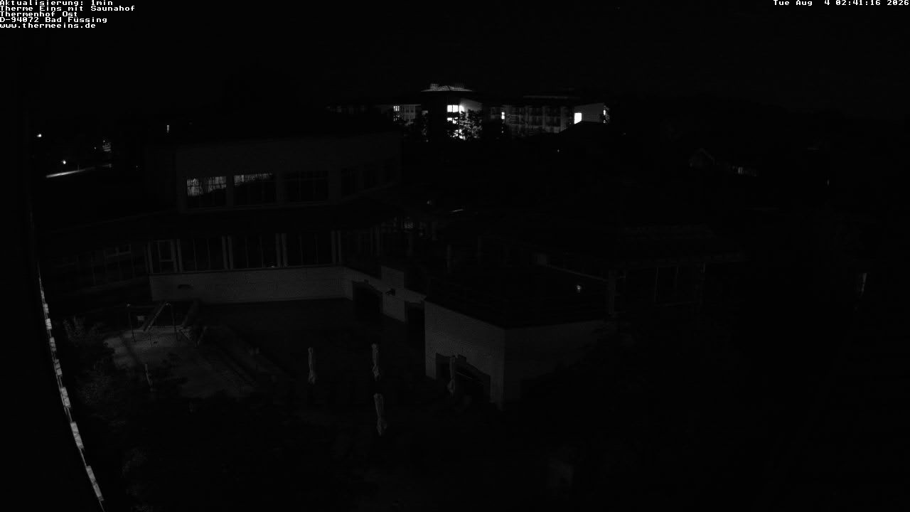 Archiv Foto Webcam Bad Füssing: Therme Eins - Thermenhof Ost