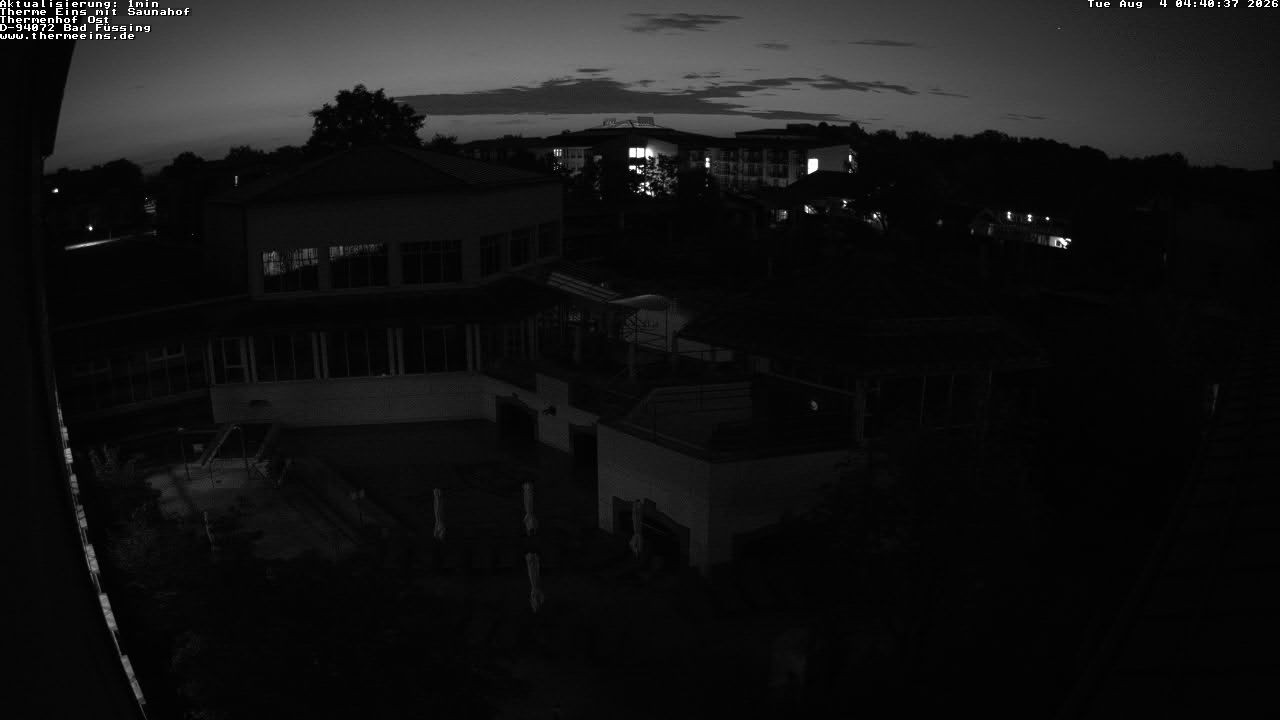 Archiv Foto Webcam Bad Füssing: Therme Eins - Thermenhof Ost