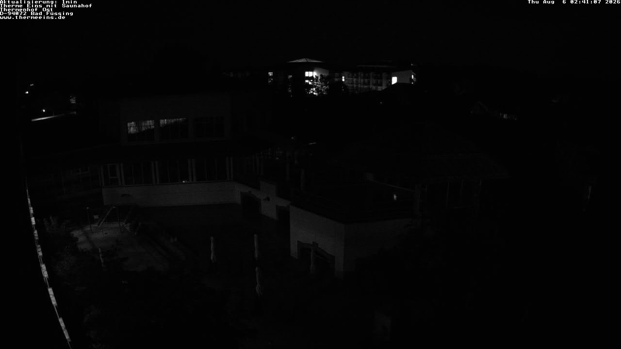 Archiv Foto Webcam Bad Füssing: Therme Eins - Thermenhof Ost