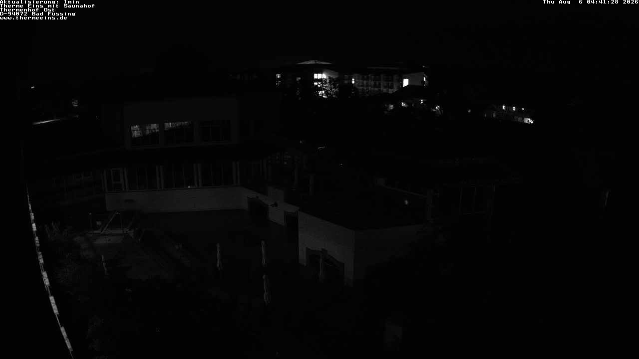 Archiv Foto Webcam Bad Füssing: Therme Eins - Thermenhof Ost