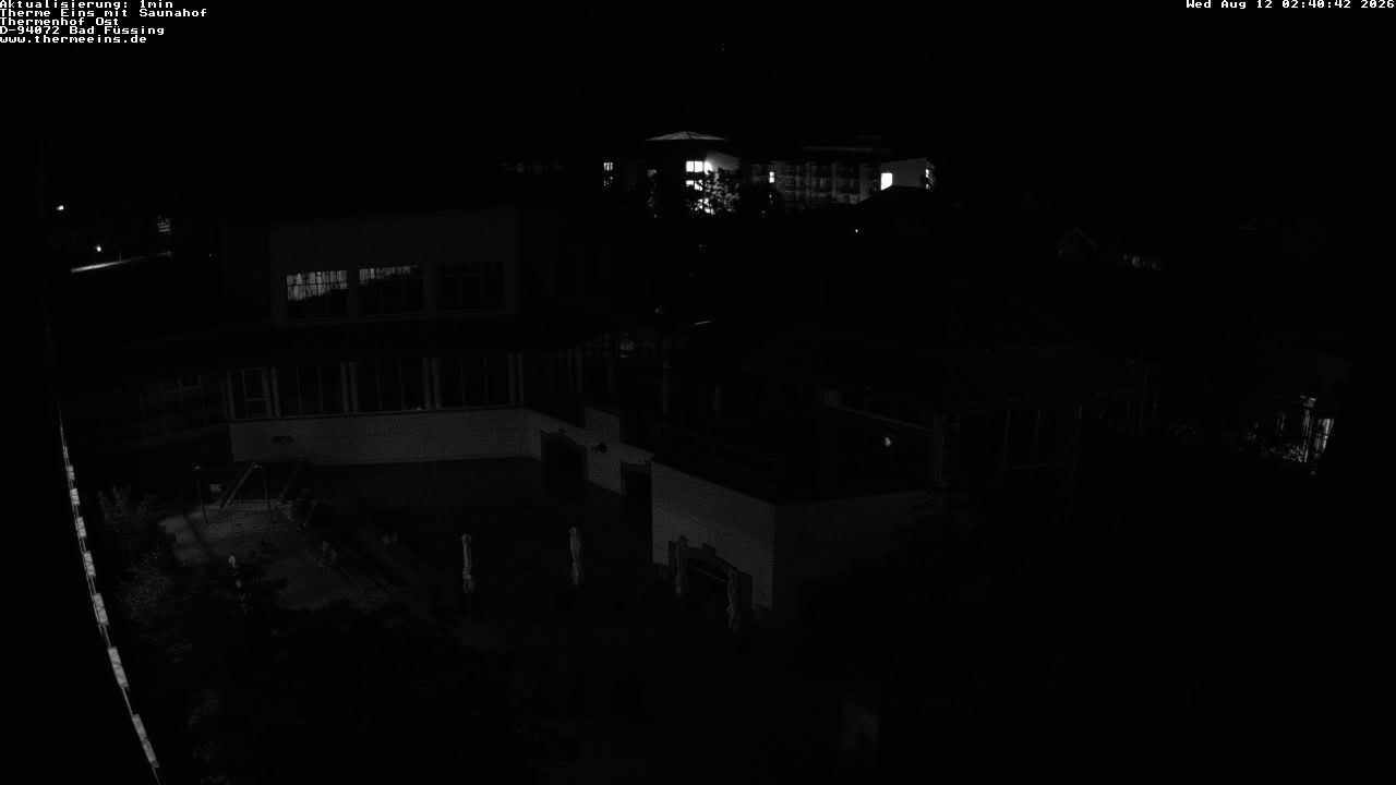 Archiv Foto Webcam Bad Füssing: Therme Eins - Thermenhof Ost