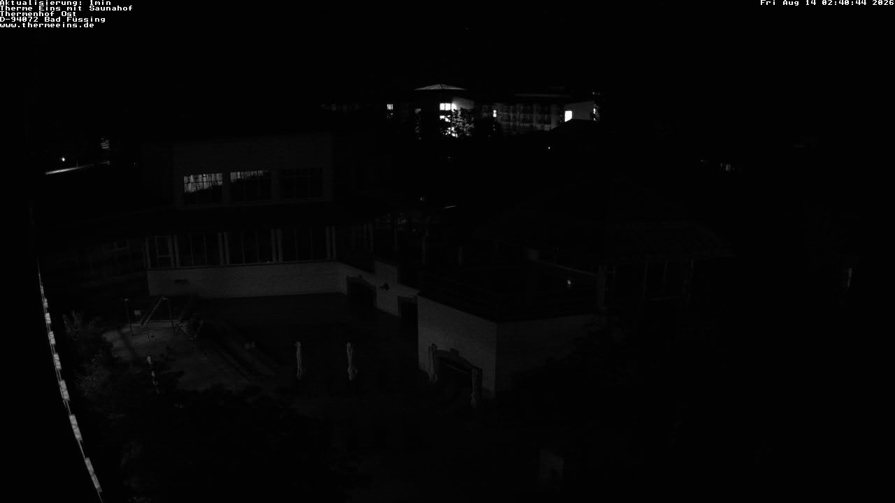 Archiv Foto Webcam Bad Füssing: Therme Eins - Thermenhof Ost