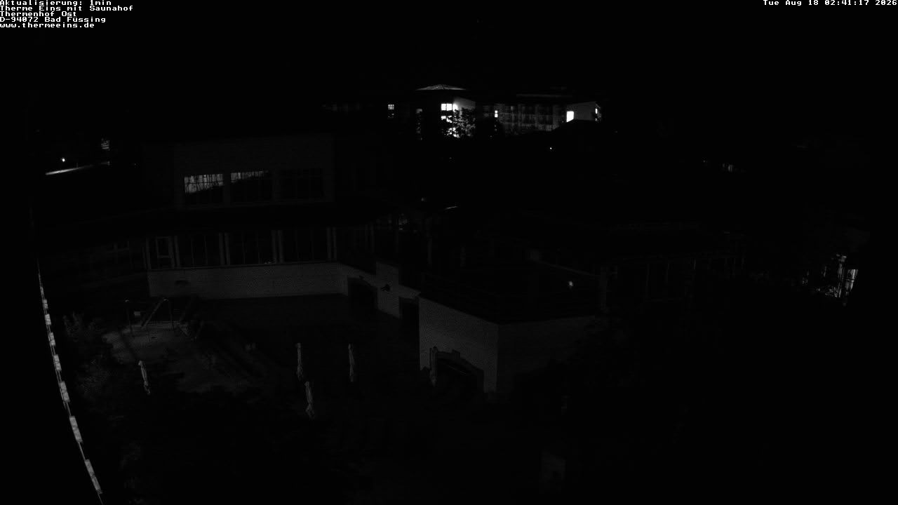 Archiv Foto Webcam Bad Füssing: Therme Eins - Thermenhof Ost