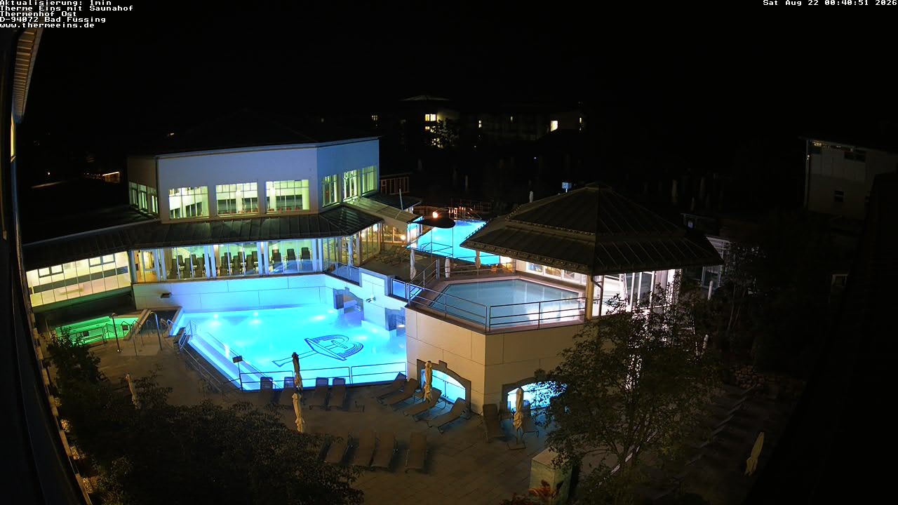 Archiv Foto Webcam Bad Füssing: Therme Eins - Thermenhof Ost
