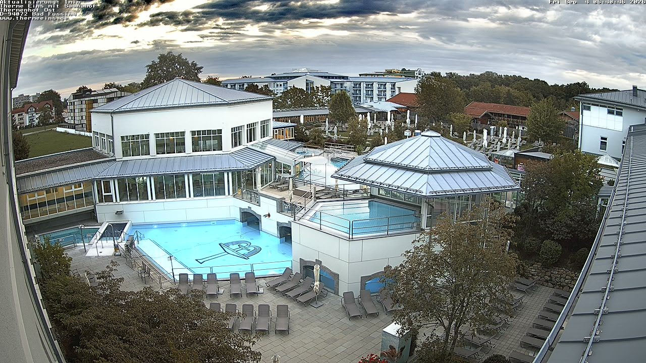 Archiv Foto Webcam Bad Füssing: Therme Eins - Thermenhof Ost