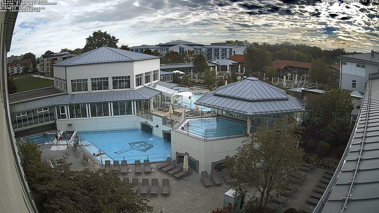 Archiv Foto Webcam Bad Füssing: Therme Eins - Thermenhof Ost