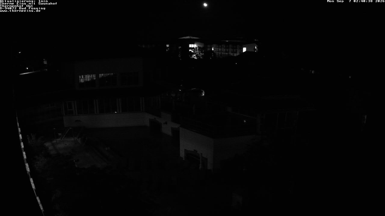 Archiv Foto Webcam Bad Füssing: Therme Eins - Thermenhof Ost