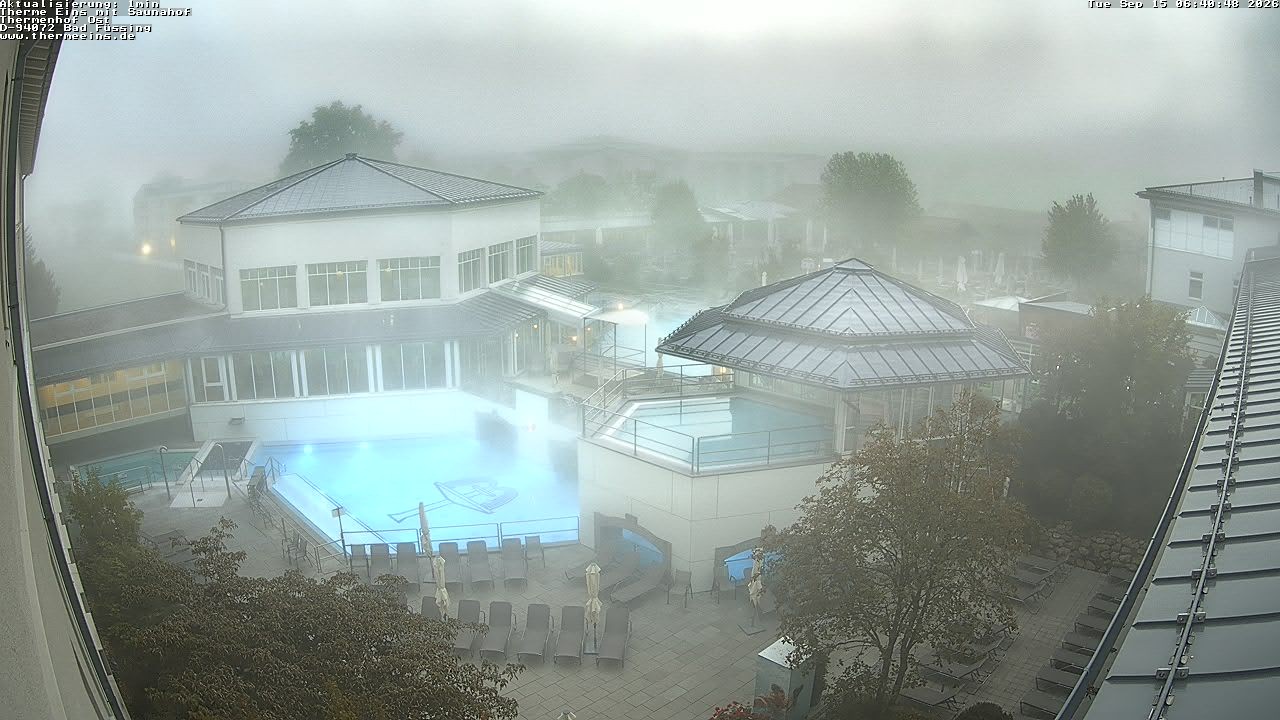Archiv Foto Webcam Bad Füssing: Therme Eins - Thermenhof Ost
