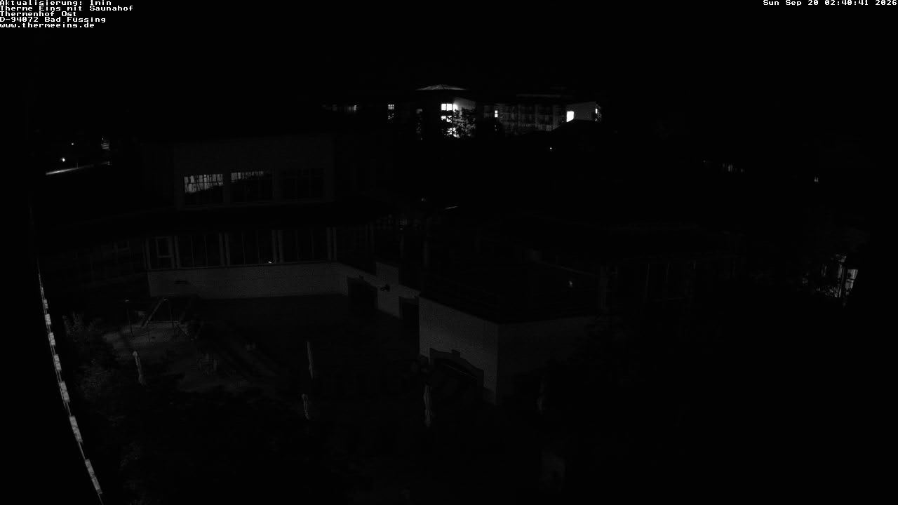 Archiv Foto Webcam Bad Füssing: Therme Eins - Thermenhof Ost