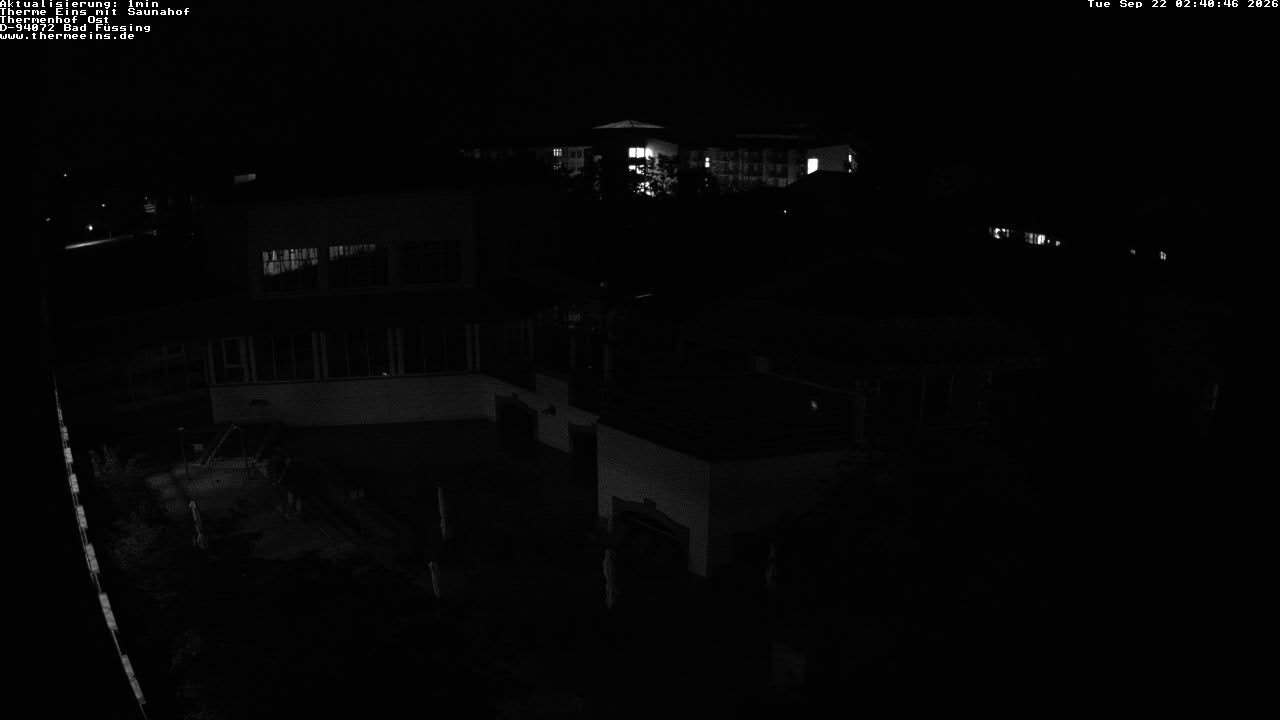 Archiv Foto Webcam Bad Füssing: Therme Eins - Thermenhof Ost