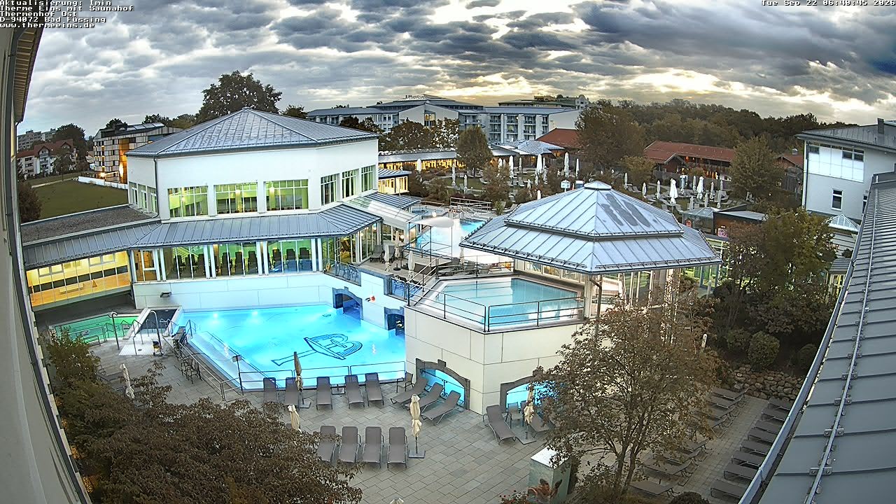 Archiv Foto Webcam Bad Füssing: Therme Eins - Thermenhof Ost