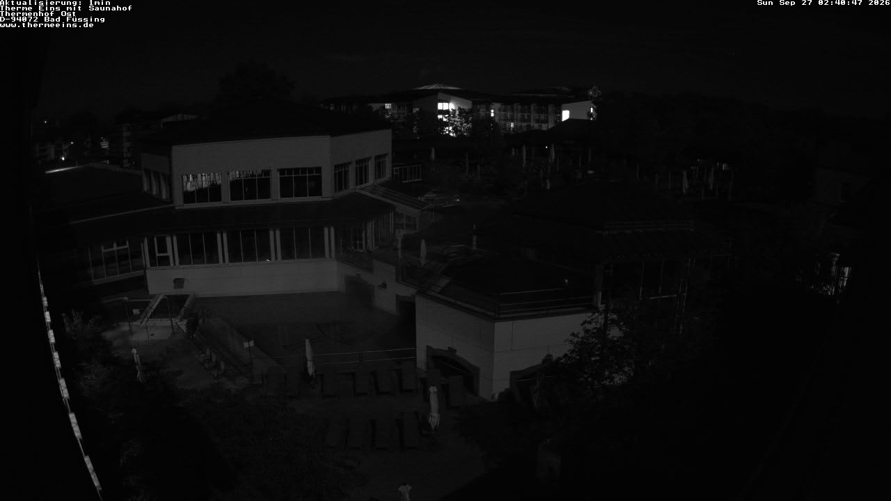Archiv Foto Webcam Bad Füssing: Therme Eins - Thermenhof Ost