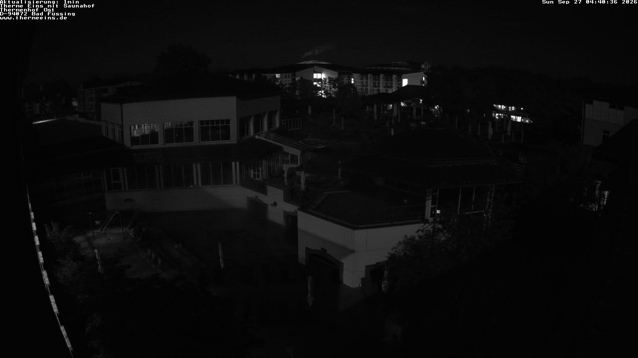 Archiv Foto Webcam Bad Füssing: Therme Eins - Thermenhof Ost