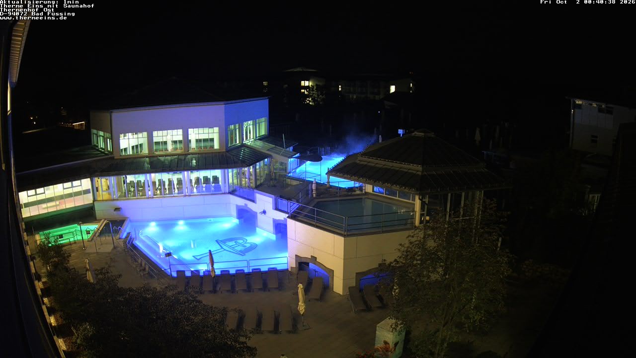 Archiv Foto Webcam Bad Füssing: Therme Eins - Thermenhof Ost
